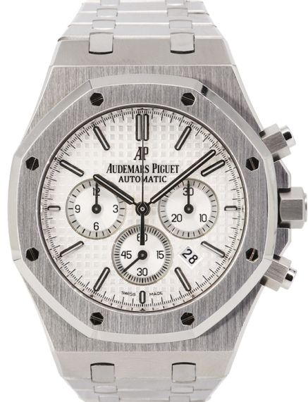 Audemars Piguet Royal Oak White Dial on Bracelet 26320ST.OO.1220ST.02 Archives 2014