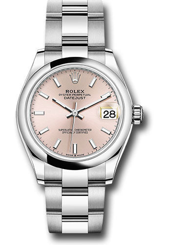 Rolex Datejust 31 Pink Index Dial on Oyster 278240 Complete 2026