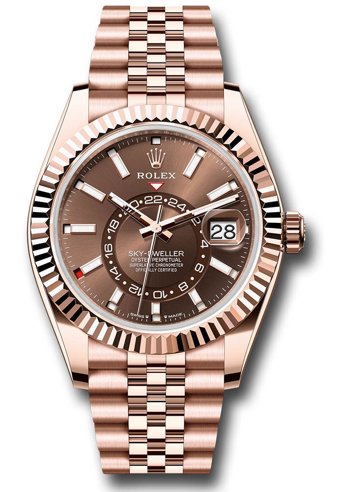 Rolex SkyDweller Chocolate Dial on Jubilee 336935 Complete 2026