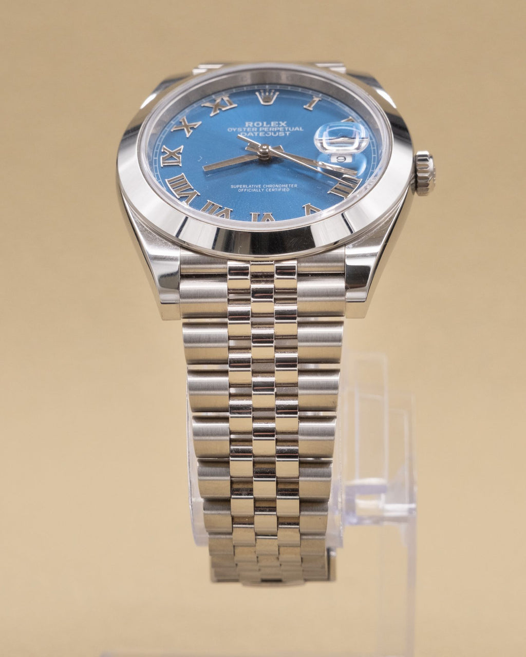 Rolex Datejust 41 Blue Roman Dial on Jubilee 126300 Complete 2026