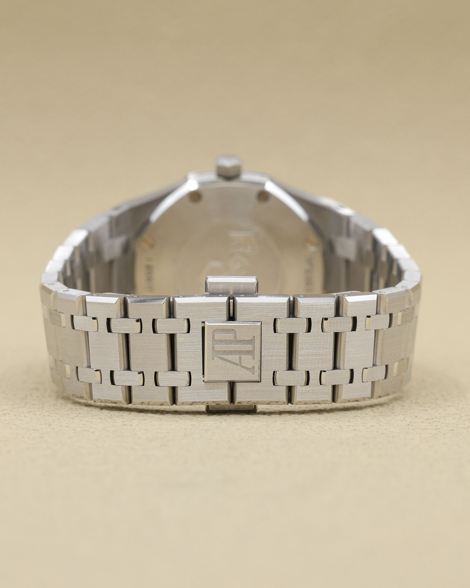 Audemars Piguet Royal Oak Quartz Ladies Black Dial on Bracelet 67651ST.ZZ.D002CR.01 Archives 2014