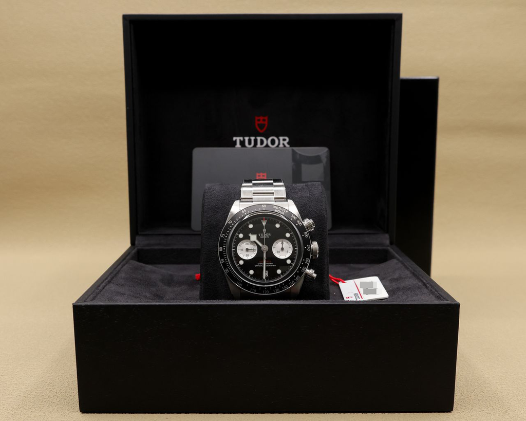 Tudor Black Bay Chrono Black Dial on Bracelet 79360N Complete 2021