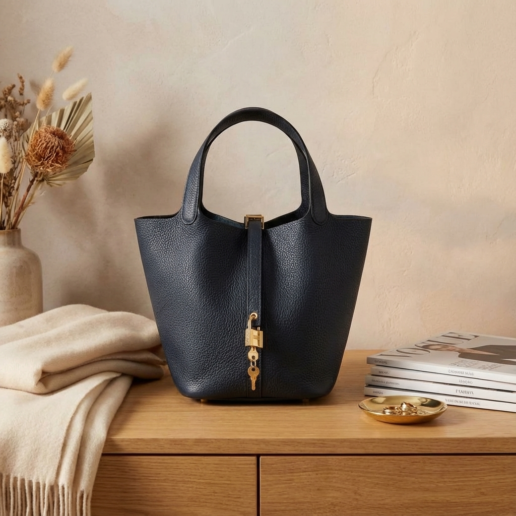 Hermes Black Taurillon Clemence Pitcotin