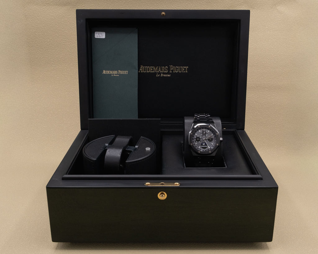 Audemars Piguet Royal Oak Perpetual Calendar Slate Grey Dial on Bracelet 26579CE.OO.1225CE.01 Complete