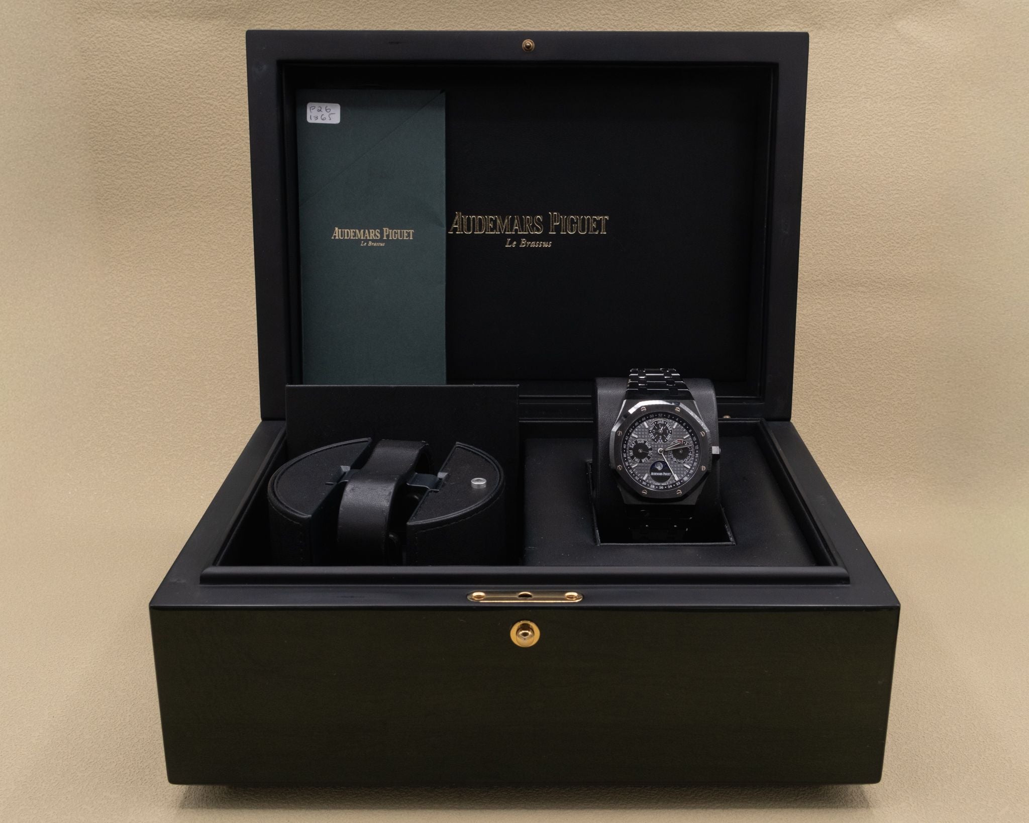 Audemars Piguet Royal Oak Perpetual Calendar Slate Grey Dial on Bracelet 26579CE.OO.1225CE.01 Complete