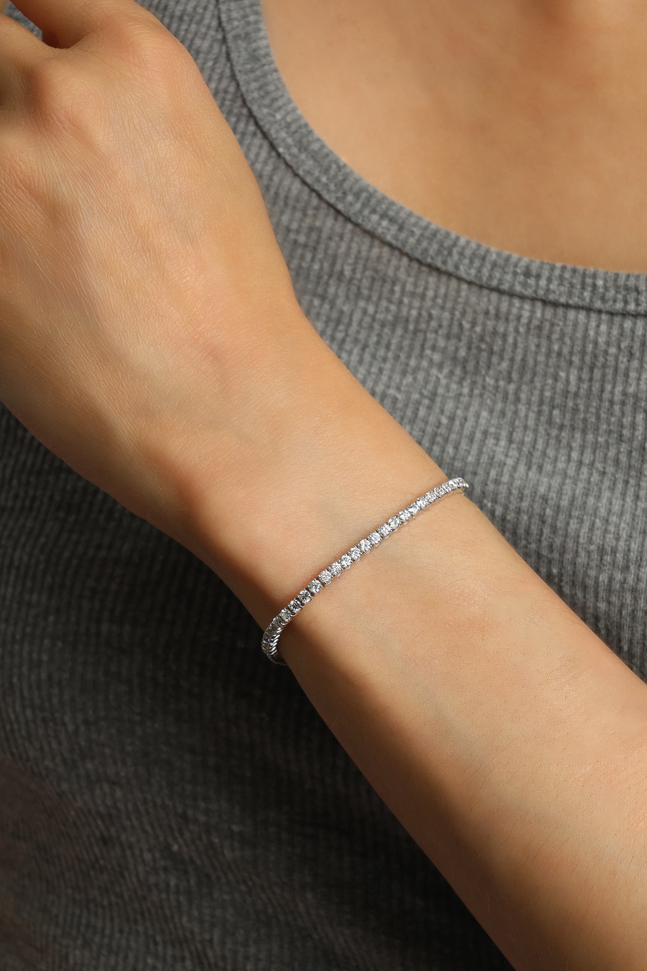 Johann Paul Diamond Tennis Bracelet, 3.56ct B-356RD