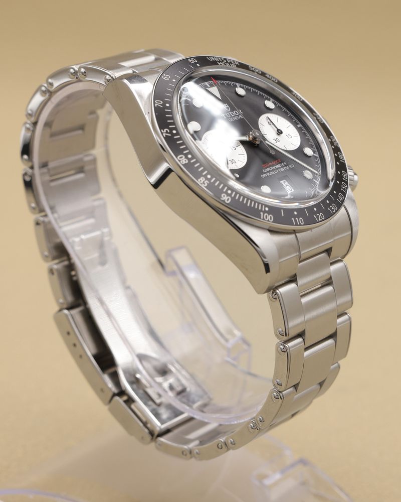 Tudor Black Bay Chrono Black Dial on Bracelet 79360N Complete 2021