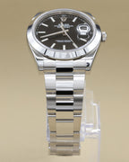 Rolex Datejust 41 Black Index Dial on Oyster 126300 Complete 2017