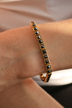 Stunning Black Diamond Tennis Bracelet Jewelry, 11.7ct B-117BLK