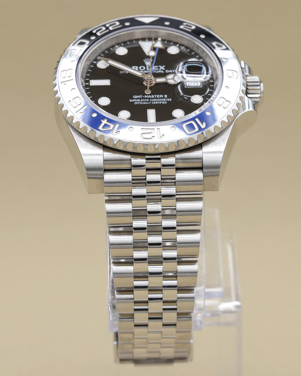 Rolex GMT-Master II Batgirl Black Dial on Jubilee 126710BLNR Complete 2023