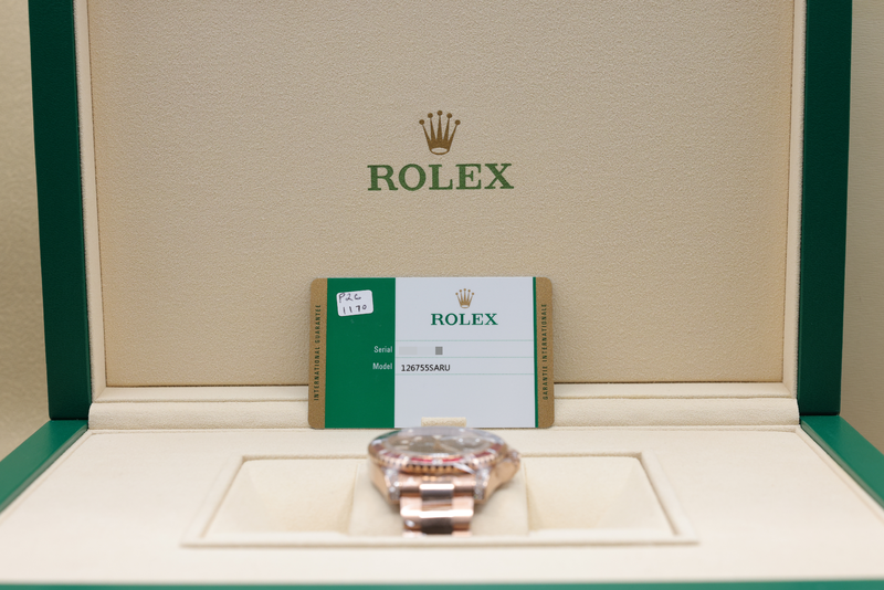 Rolex GMT-Master II SARU Black Dial on Oyster 126755SARU Complete 2020