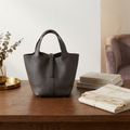 Hermes Dark Brown Taurillon Picotin