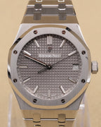 Audemars Piguet Royal Oak Selfwinding Slate Grey Dial on Bracelet 15500ST.OO.1220ST.02 Complete Open Date