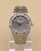 Audemars Piguet Royal Oak Selfwinding Slate Grey Dial on Bracelet 15500ST.OO.1220ST.02 Complete Open Date