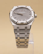 Audemars Piguet Royal Oak Selfwinding Slate Grey Dial on Bracelet 15500ST.OO.1220ST.02 Complete Open Date