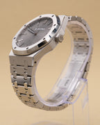 Audemars Piguet Royal Oak Selfwinding Slate Grey Dial on Bracelet 15500ST.OO.1220ST.02 Complete Open Date