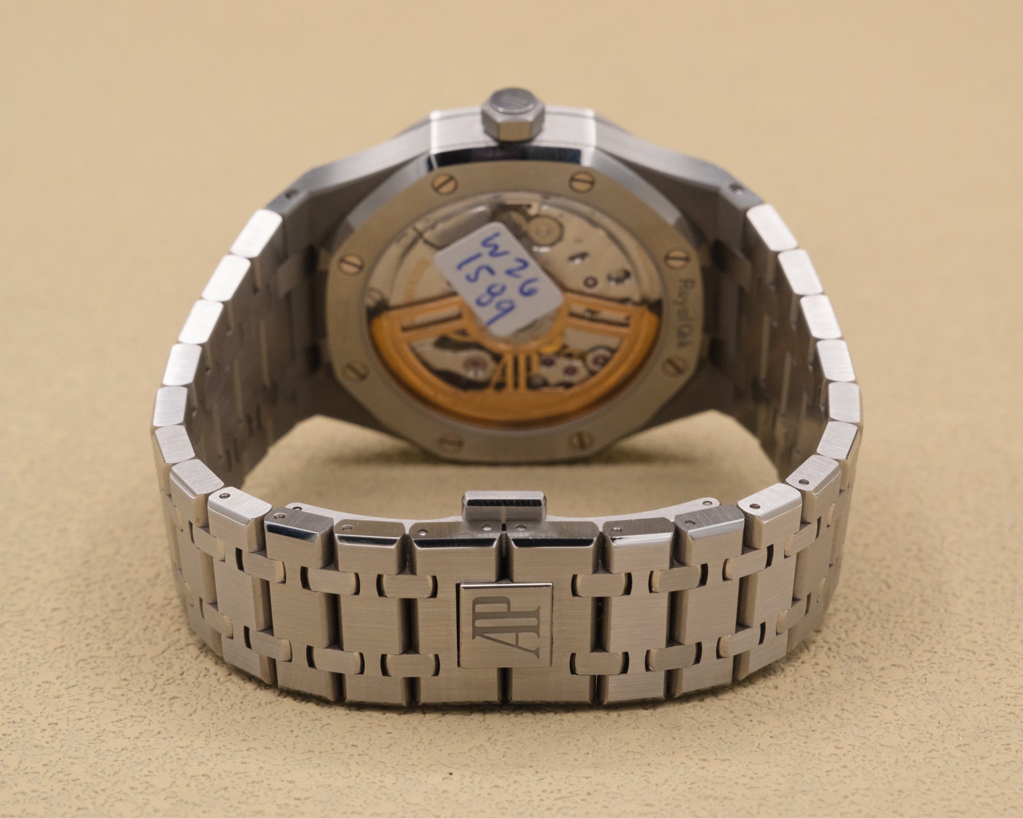 Audemars Piguet Royal Oak Selfwinding Slate Grey Dial on Bracelet 15500ST.OO.1220ST.02 Complete Open Date