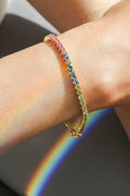 Elegant Tennis Style Bracelet Jewelry, 5.31ct B-10365