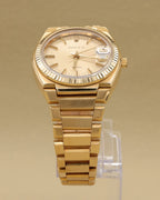 Rolex Datejust Oysterquartz Champagne Dial on Yellow Gold 5100 Papers 1977