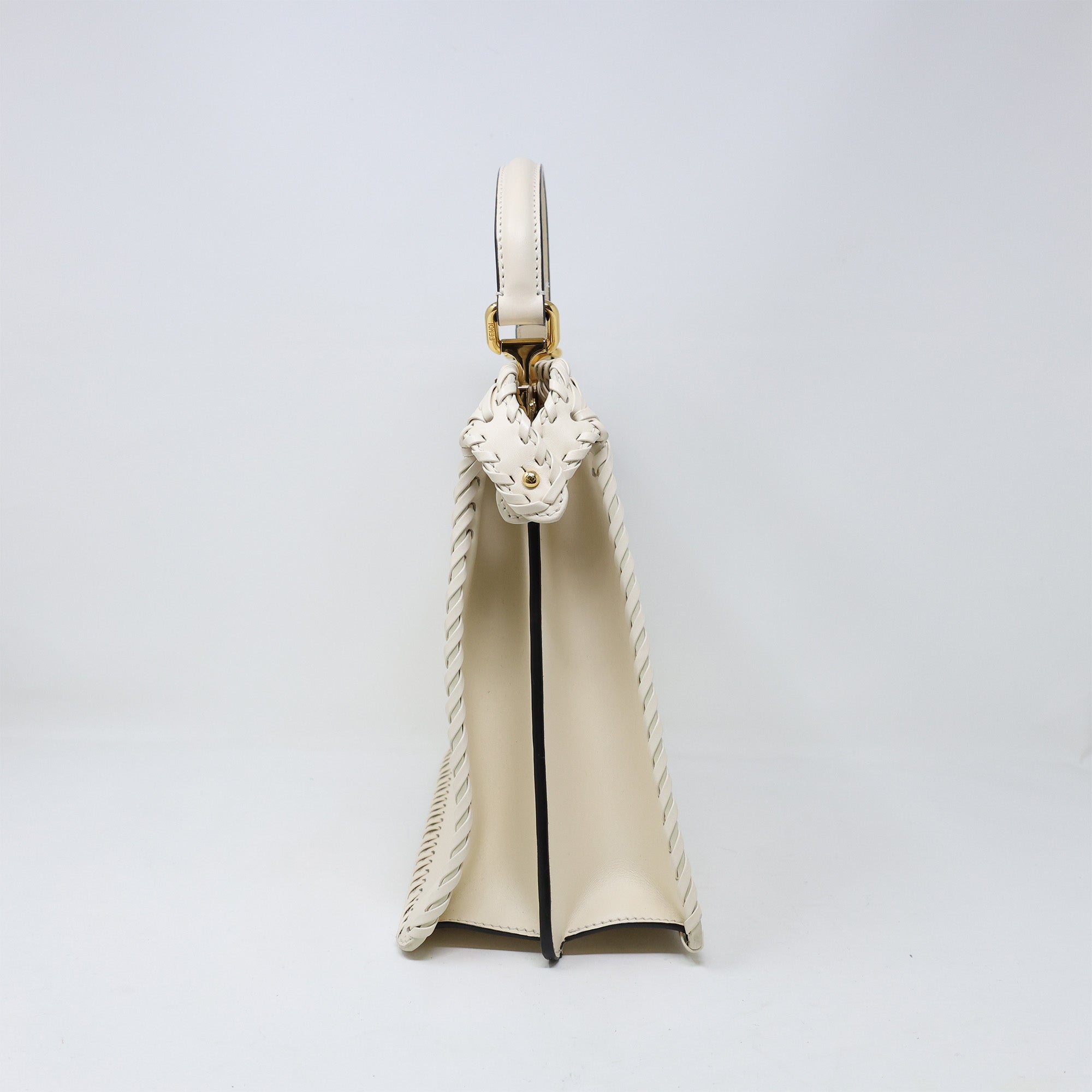 Fendi Cream Leather Peekaboo