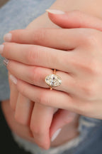 Thin Bezel Oval Diamond 18KT Yellow Gold Solitaire 5.45ct R-7011OV