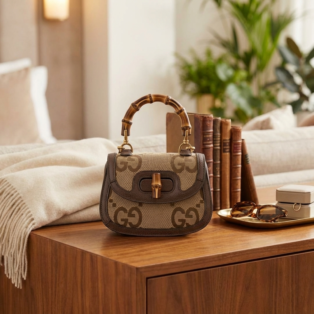 Gucci Bamboo 1947 Top Handle Bag