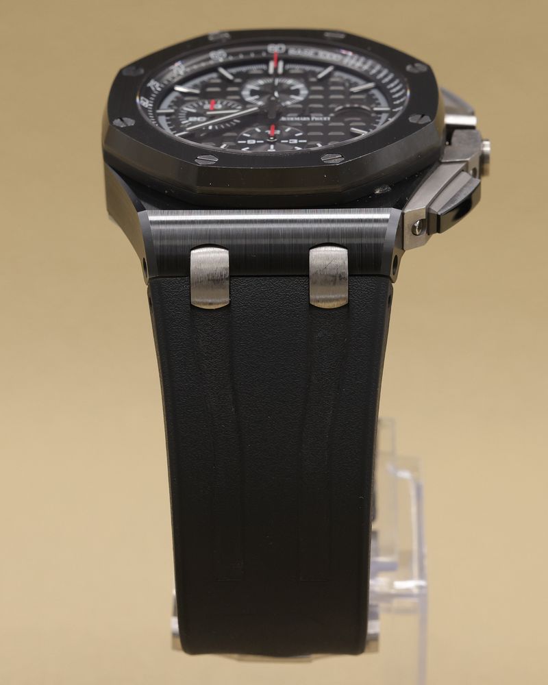 Audemars Piguet Royal Oak Offshore Chronograph Black Dial on Rubber Strap 26402CE.OO.A002CA.01.A 2012