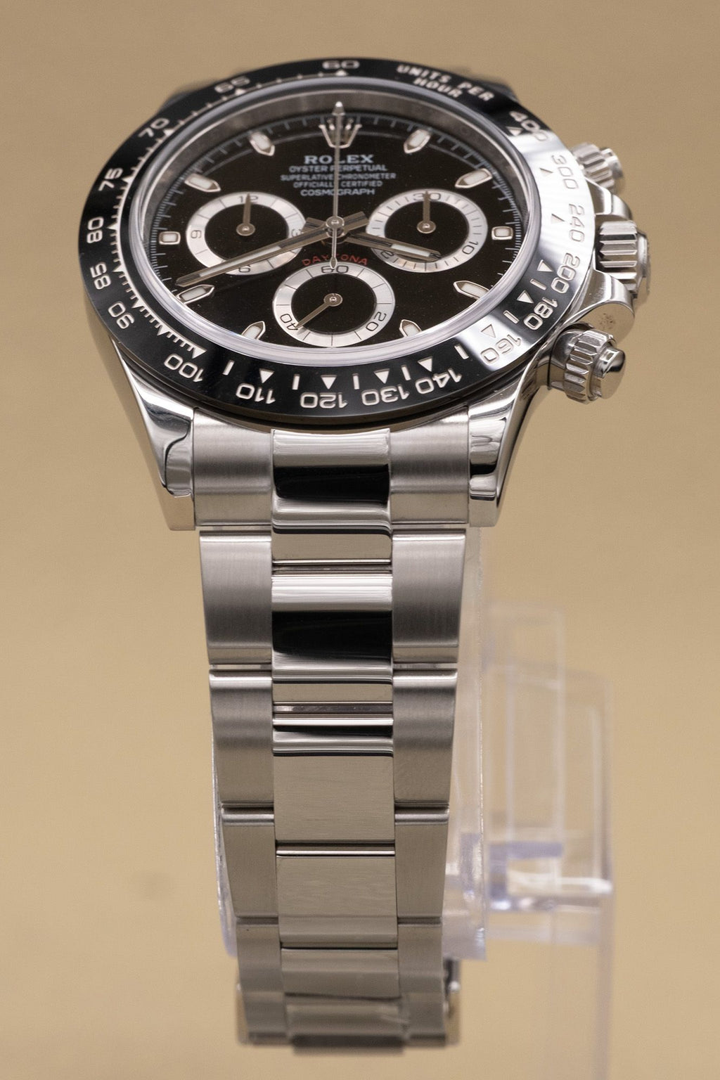 Rolex Daytona Black Dial on Oyster 116500LN Complete 2021