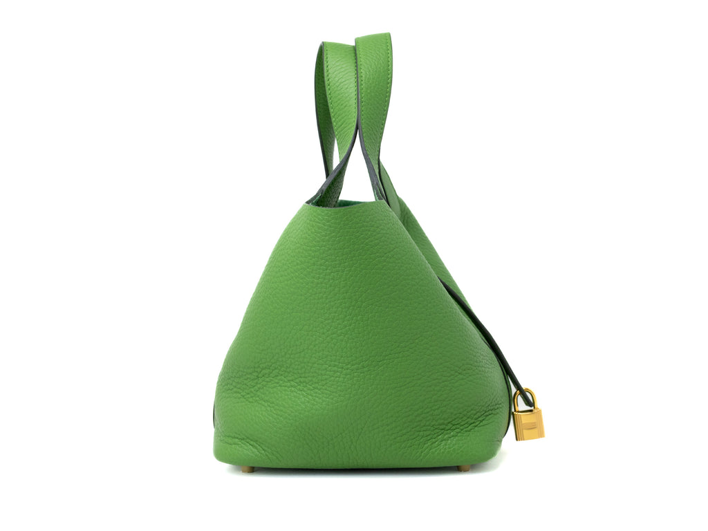 Picotin Vert Yucca Taurillon Clemence Lock 18