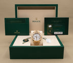 Rolex Day-Date 40 White Bevelled Roman Dial on President 228238 Complete 2025
