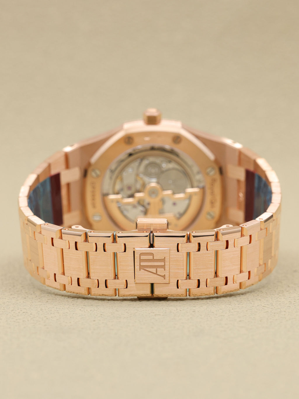 Audemars Piguet Royal Oak Extra-Thin Blue Dial on Bracelet 15202OR.OO.1240OR.01.A Card 2021