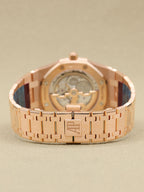 Audemars Piguet Royal Oak Extra-Thin Blue Dial on Bracelet 15202OR.OO.1240OR.01.A Card 2021