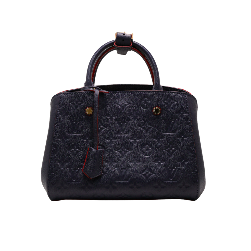 Louis Vuitton Marine Rogue Monogram Empreinte Leather Montaigne BB Bag