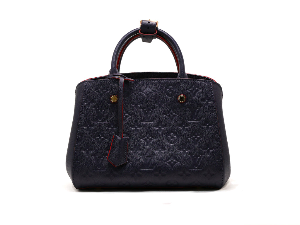 Louis Vuitton Marine Rogue Monogram Empreinte Leather Montaigne BB Bag