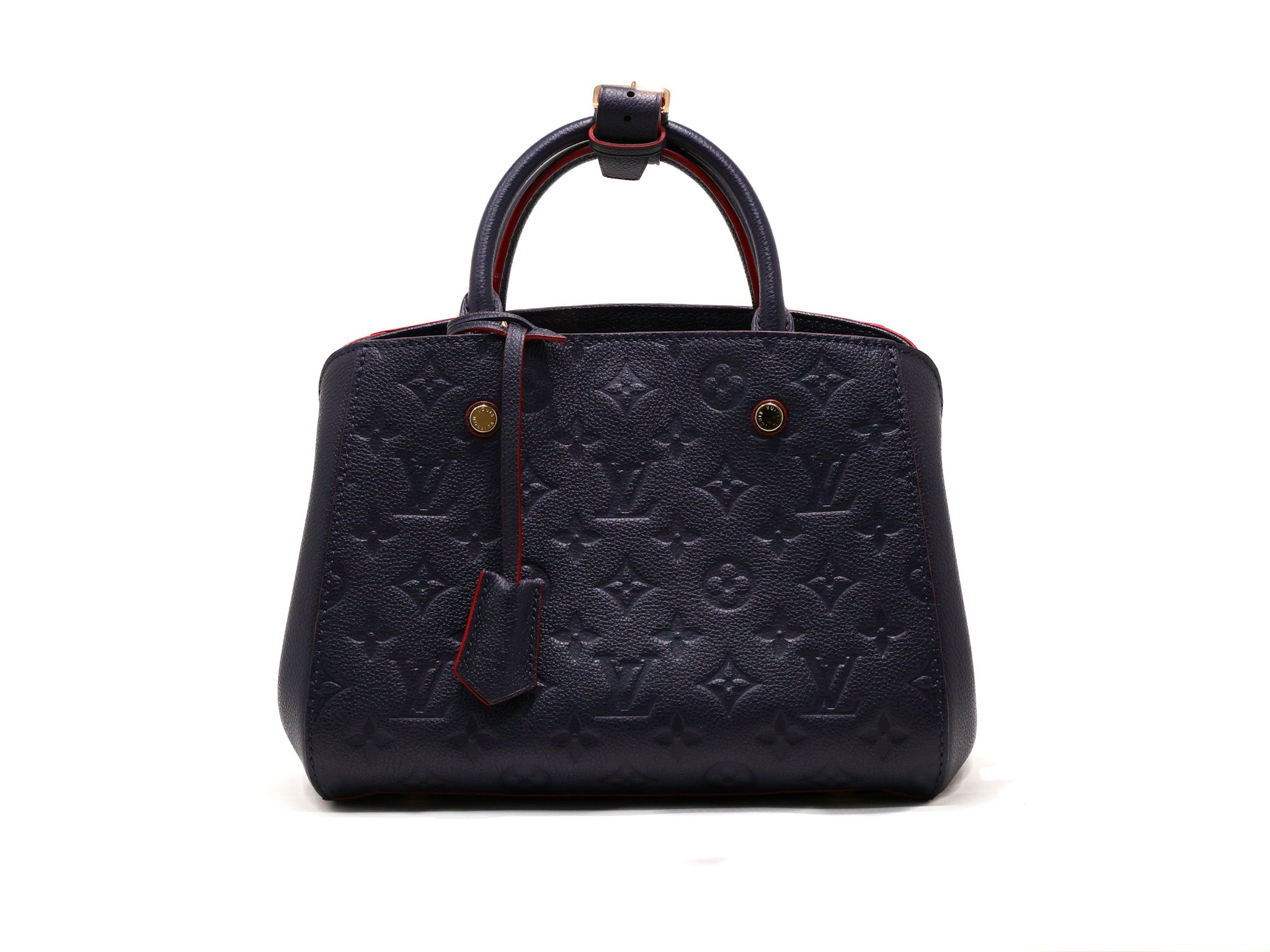 Louis Vuitton Marine Rogue Monogram Empreinte Leather Montaigne BB Bag