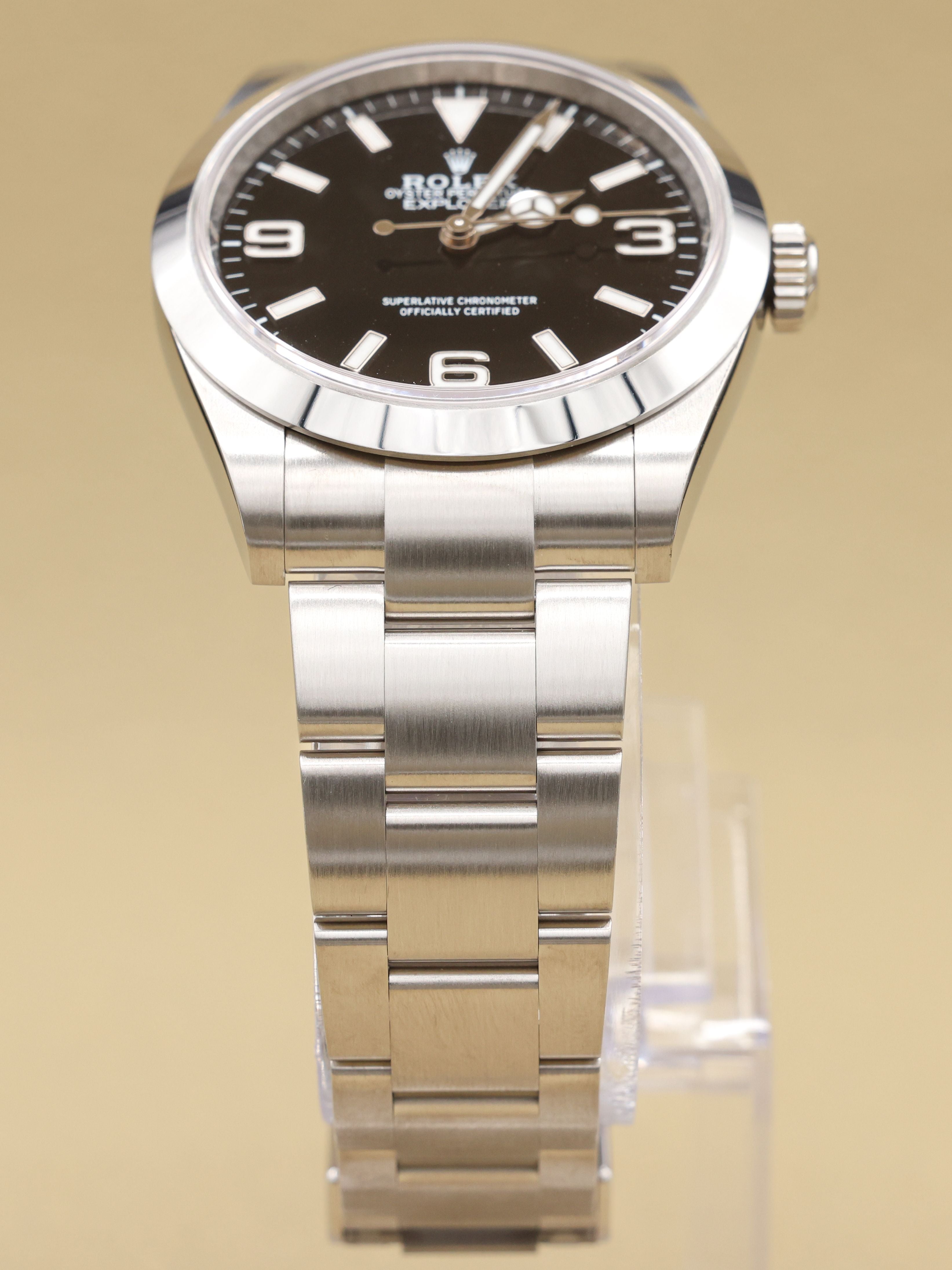 Rolex Explorer 40 Black Index Arabic Dial on Oyster 224270 Complete 2026