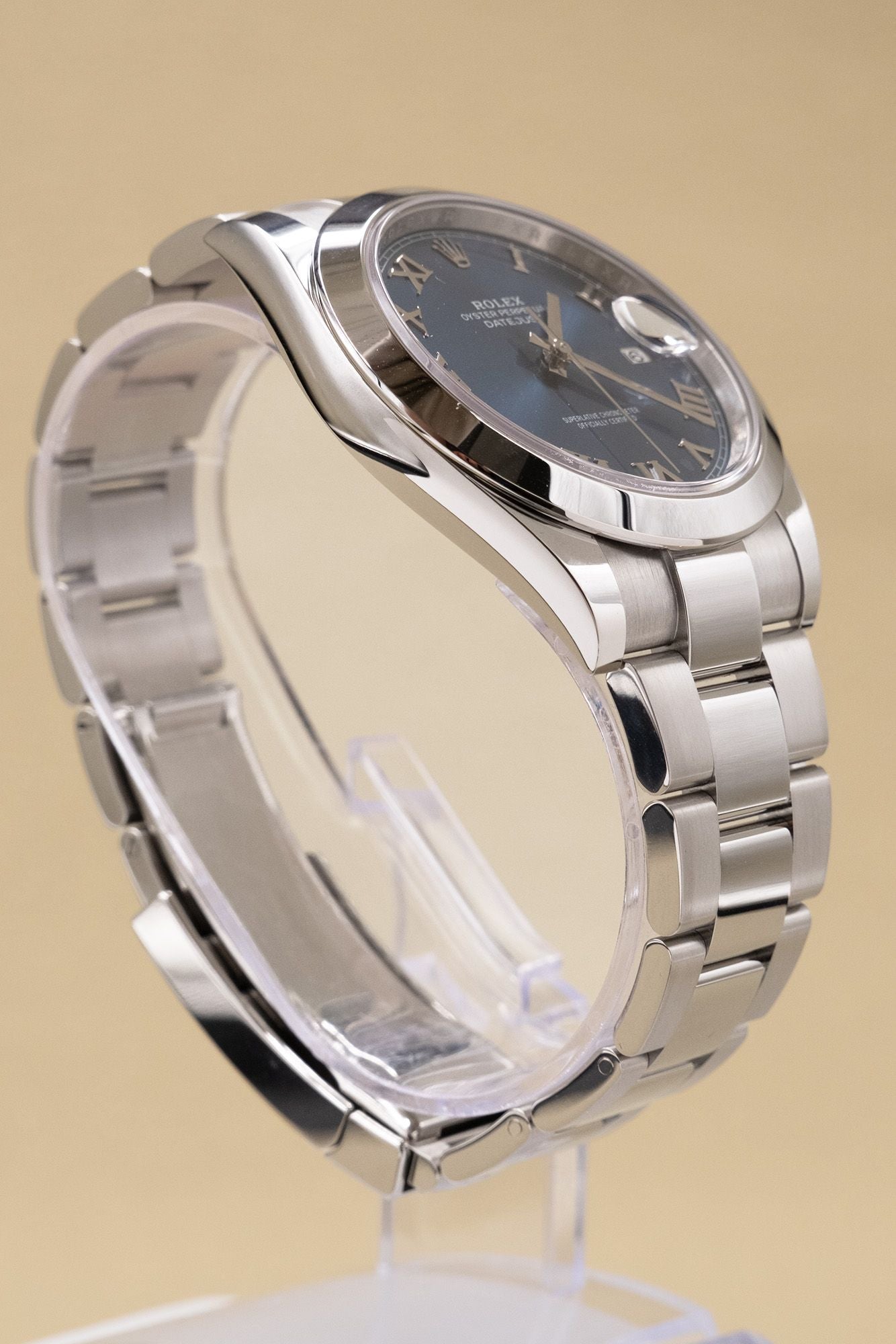 Rolex Datejust 41 Blue Roman Dial on Oyster 126300 Card 2026