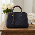 Louis Vuitton Marine Rogue Monogram Empreinte Leather Montaigne BB Bag