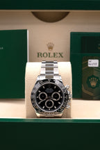 Rolex Daytona Black Dial on Oyster 116500LN Complete 2021