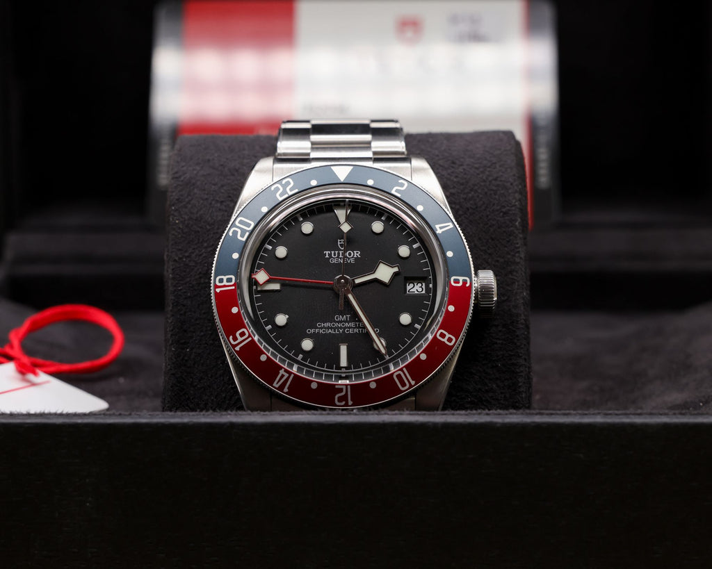 Tudor Black Bay GMT Black Dial on Bracelet M79830RB-0001 Complete 2018