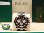 Rolex Daytona Black And Sundust Index Dial on Oysterflex 126515LN Complete 2024