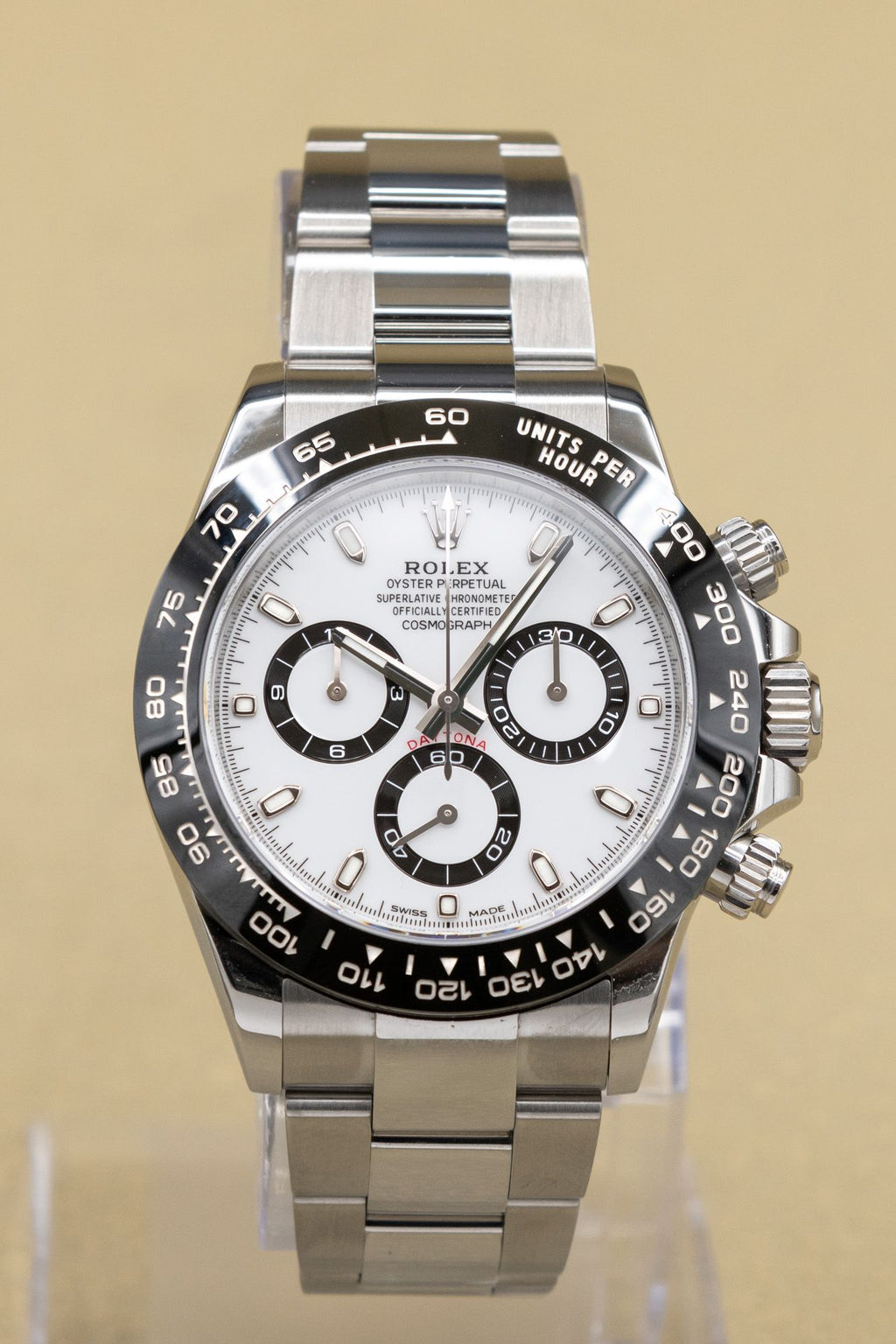 Rolex Daytona "Panda" White Dial on Oyster 116500LN Complete 2022