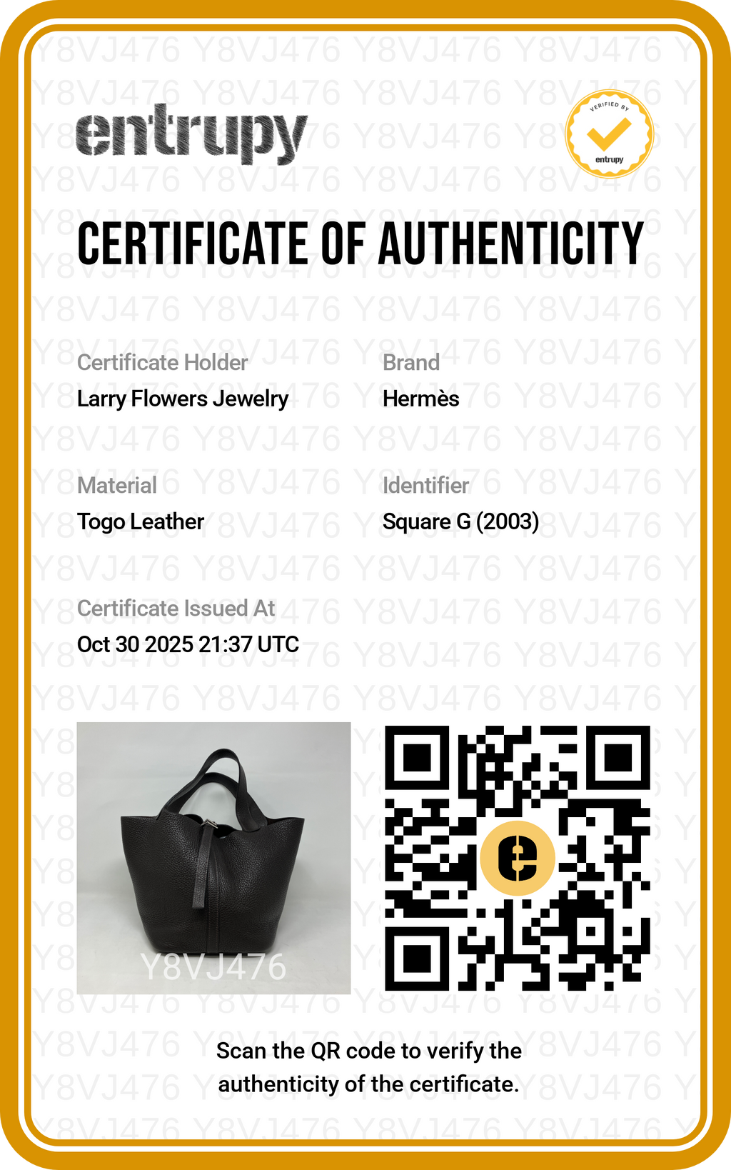 Hermes Dark Brown Taurillon Picotin